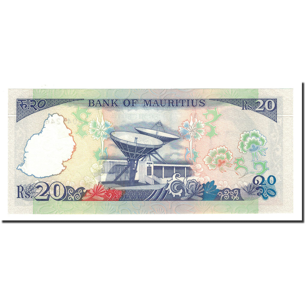 Mauritius, 20 Rupees, KM:36, UNC(65-70)