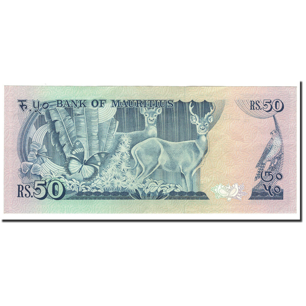 Banknote, Mauritius, 50 Rupees, 1986, Undated, KM:37b, UNC(64)