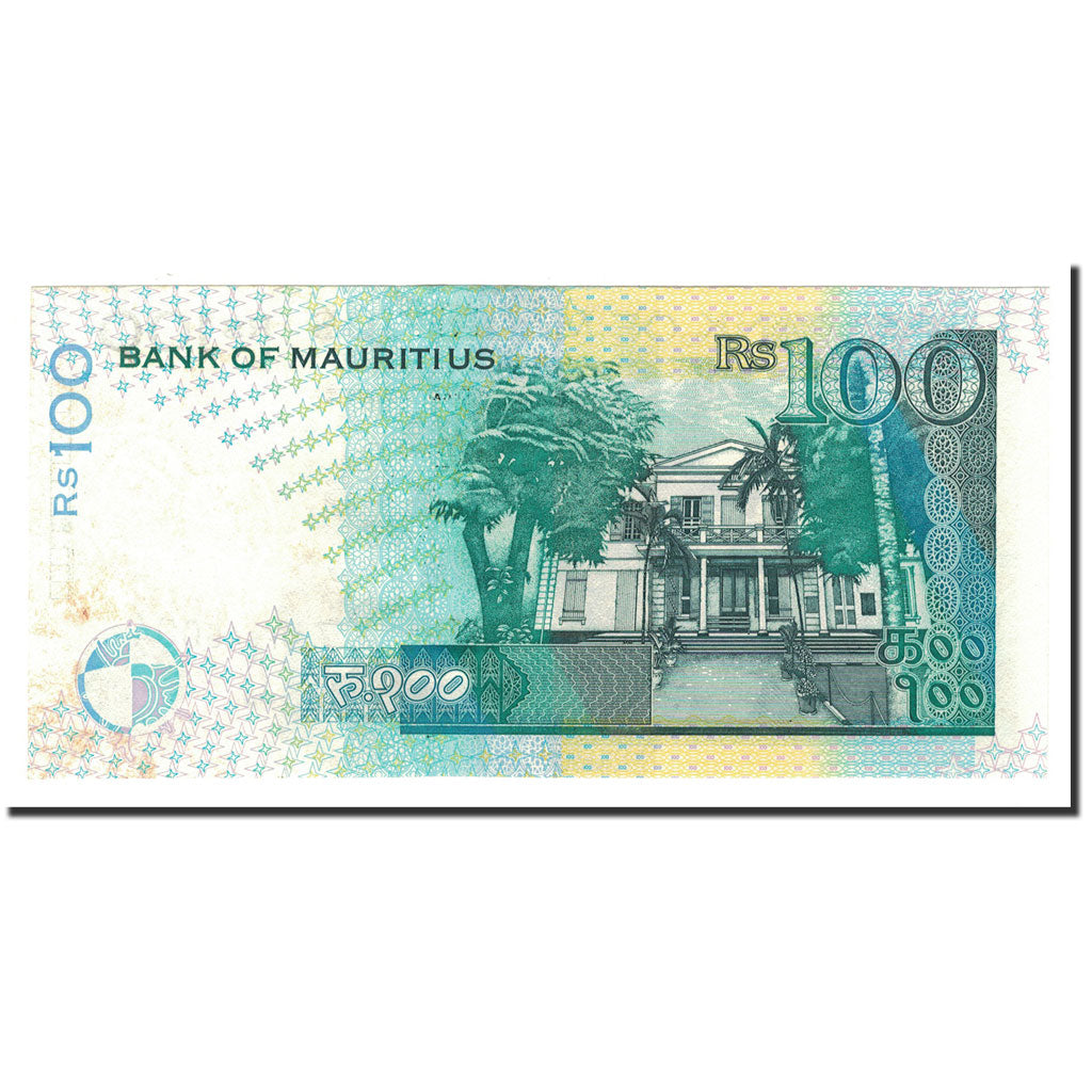 Billete, 100 Rupees, 1998, Mauricio, KM:44, SC