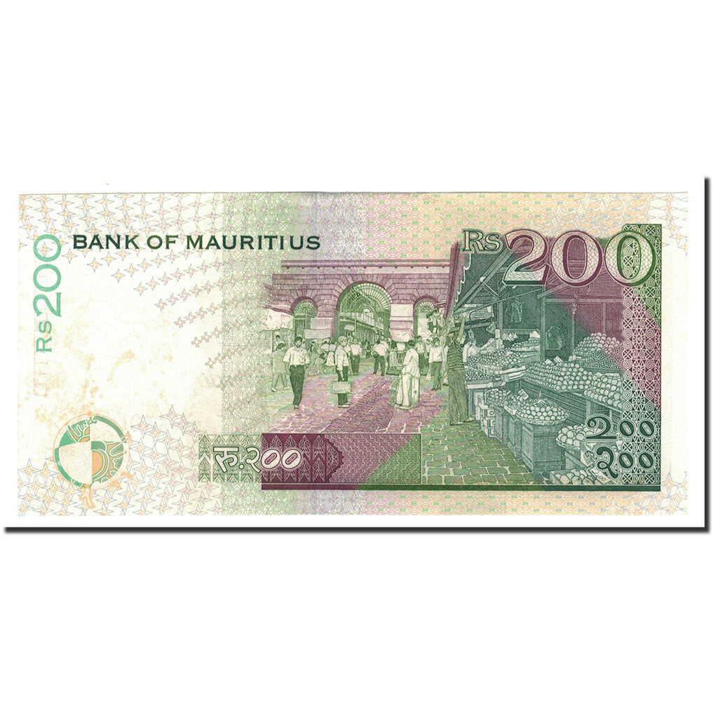 Banconote, Mauritius, 200 Rupees, 1998, KM:45, SPL