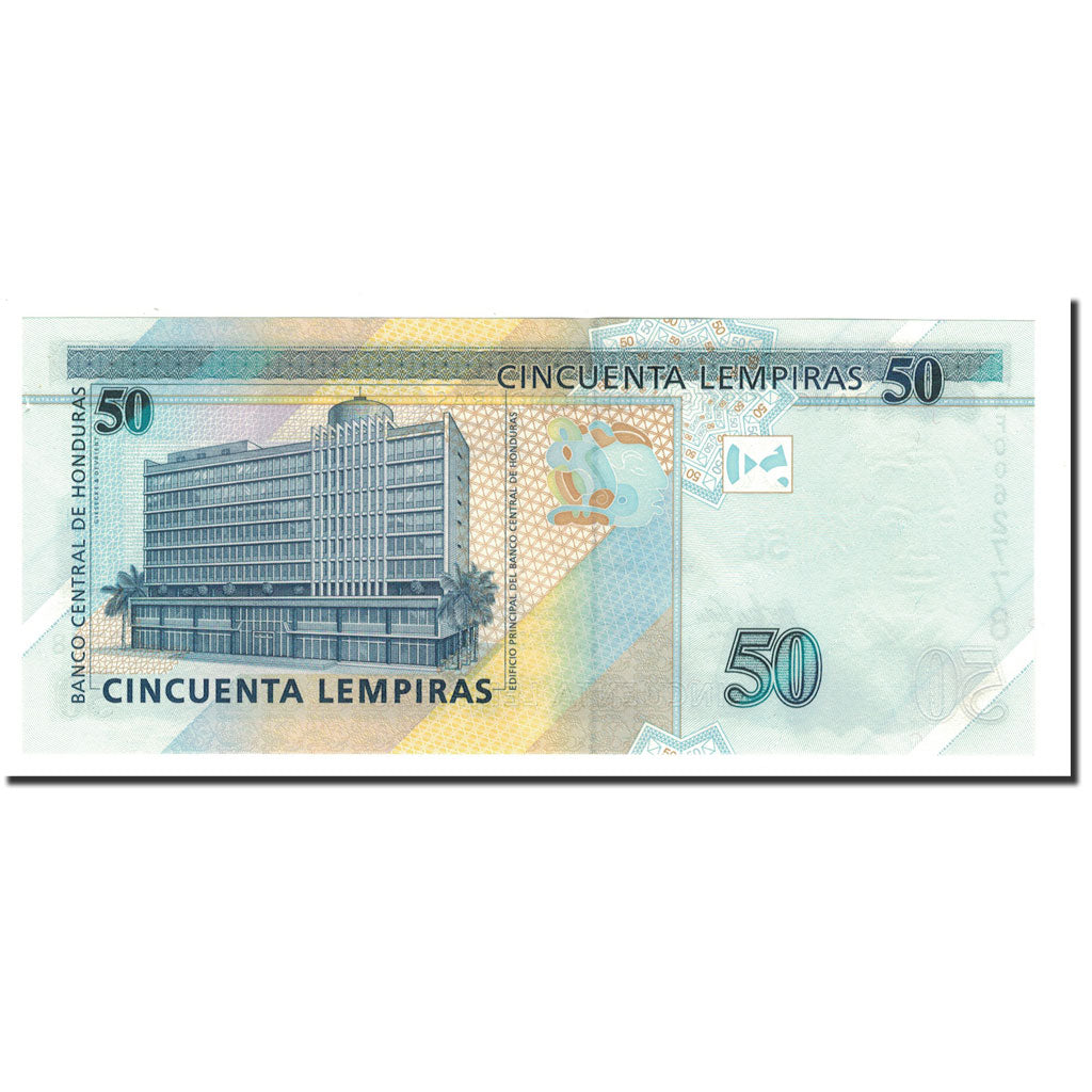 Billete, 50 Lempiras, 2004, Honduras, KM:94a, 2004-08-26, EBC+