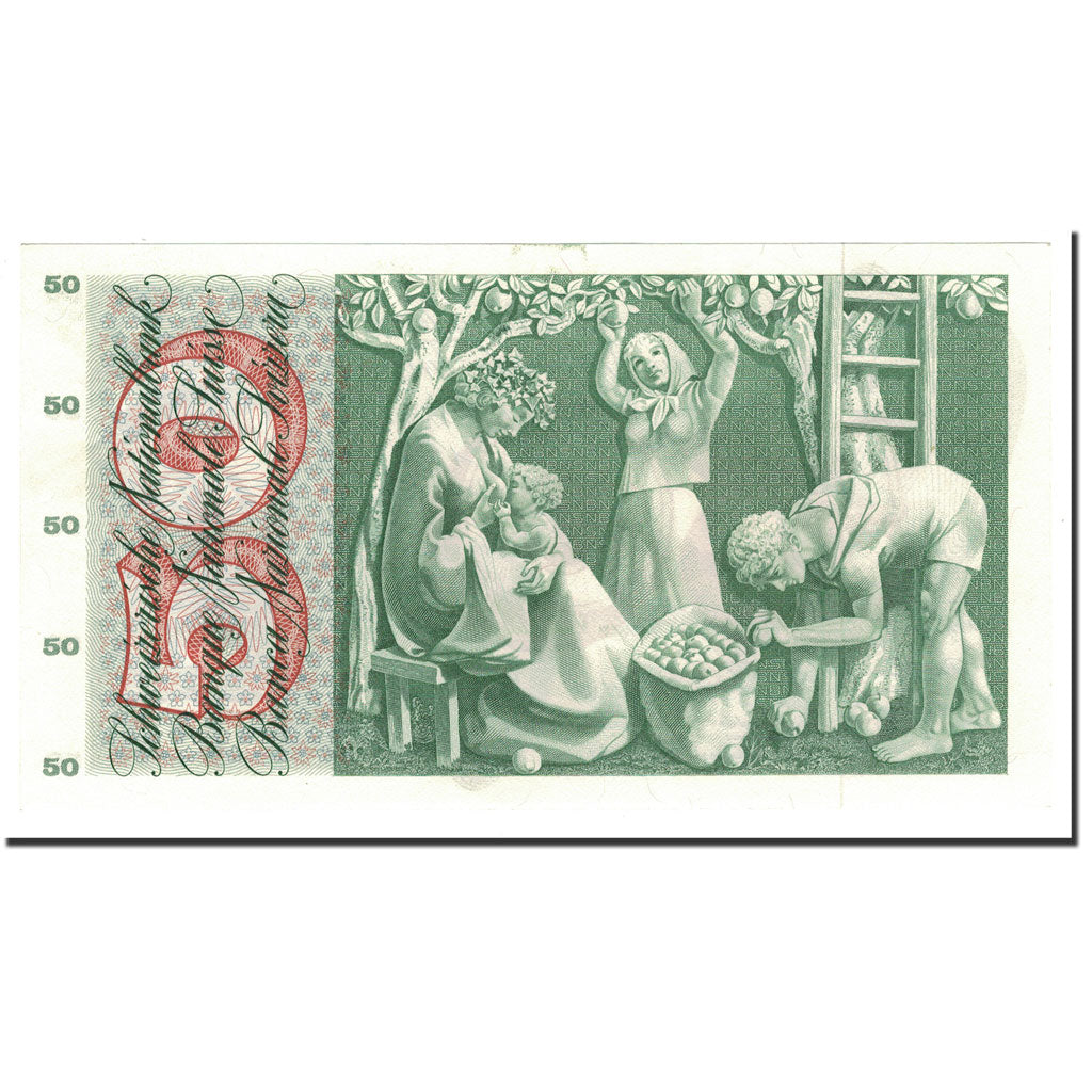 Banconote, Svizzera, 50 Franken, 1954-1961, KM:48i, 1969-01-15, FDS