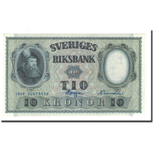 Banknote, Sweden, 10 Kronor, 1952-1955, 1958, KM:43f, UNC(65-70)