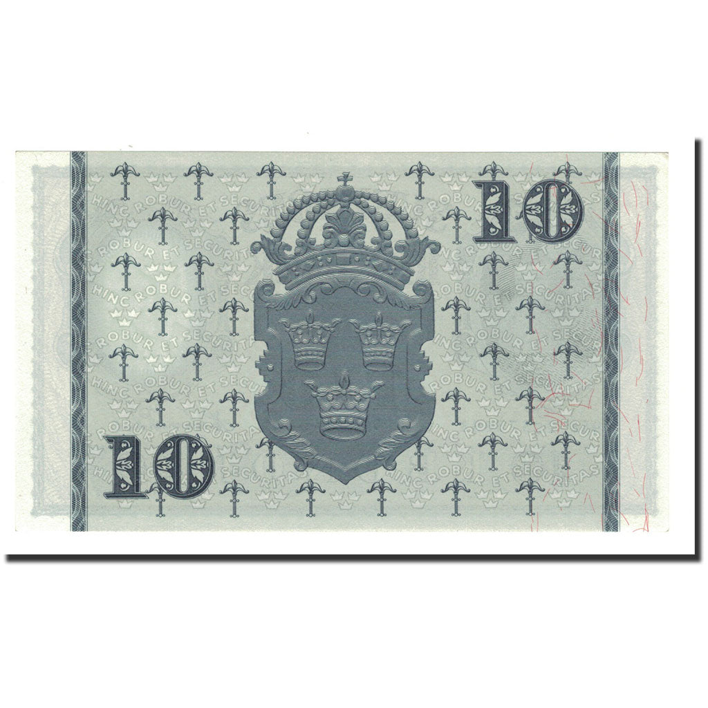 Banknote, Sweden, 10 Kronor, 1952-1955, 1958, KM:43f, UNC(65-70)