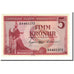 Banconote, Islanda, 5 Kronur, L.1957, KM:37a, 1957-06-21, FDS