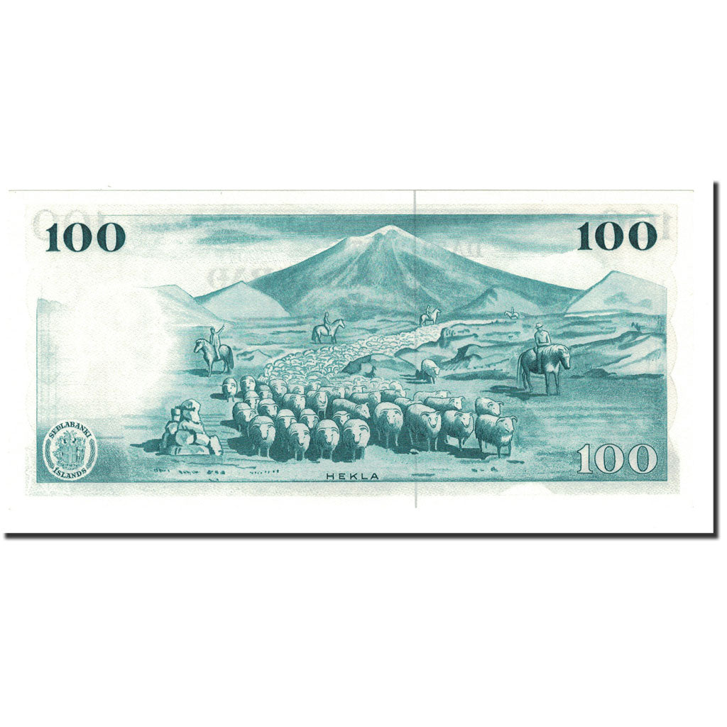Billet, Iceland, 100 Kronur, L.1961, 1961-03-29, KM:44a, NEUF