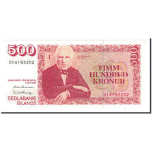 Billet, Iceland, 500 Kronur, L.1986, 1986-05-05, KM:55a, NEUF
