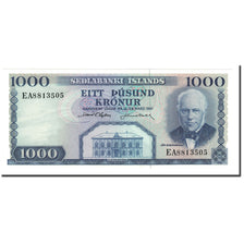Biljet, IJsland, 1000 Kronur, L.1961, 1961-03-29, KM:46a, NIEUW