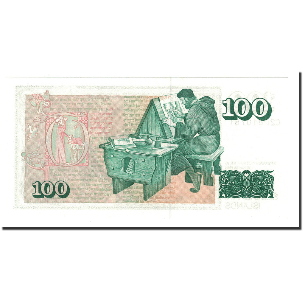 Billet, Iceland, 100 Kronur, L.1961, 1961-03-29, KM:50a, NEUF