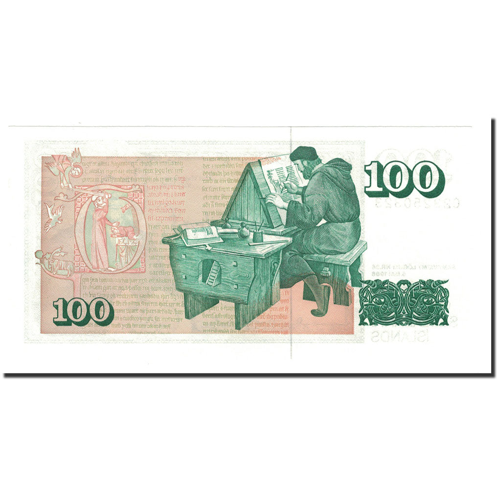 Banknote, Iceland, 100 Kronur, L.1986, 1986, KM:54a, UNC(65-70)