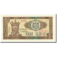Banknote, Moldova, 1 Leu, 1992, KM:5, UNC(65-70)