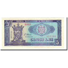 Banknote, Moldova, 5 Lei, 1992, KM:6, UNC(65-70)