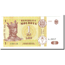 Banknote, Moldova, 1 Leu, 1995, KM:8b, UNC(65-70)