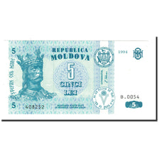 Banknote, Moldova, 5 Lei, 1994, KM:9a, UNC(65-70)