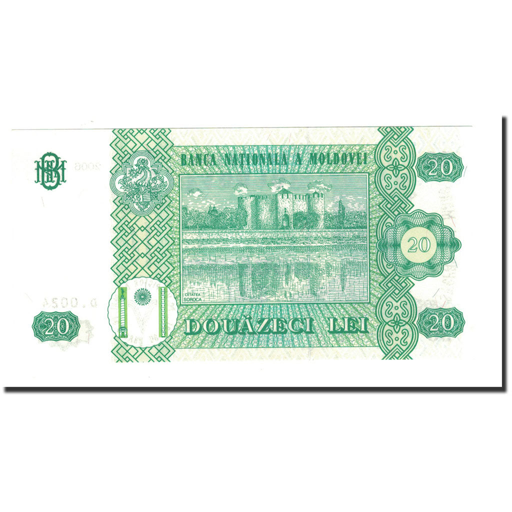 Billet, Moldova, 20 Lei, 2006, KM:13h, NEUF