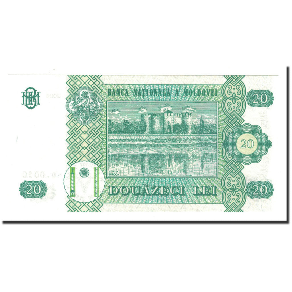 Banknote, Moldova, 20 Lei, 2004, KM:13f, UNC(65-70)