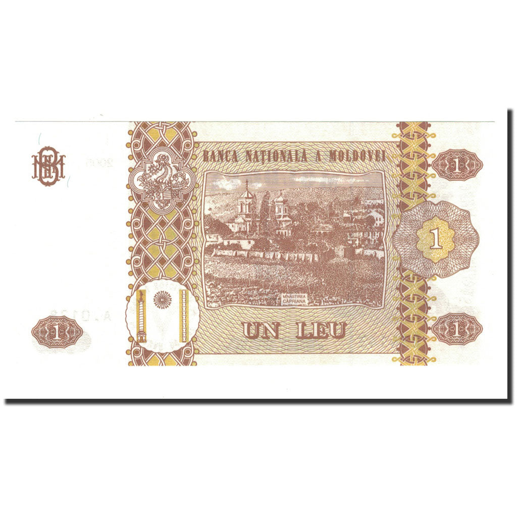 Geldschein, Moldova, 1 Leu, 2005, KM:8f, UNZ