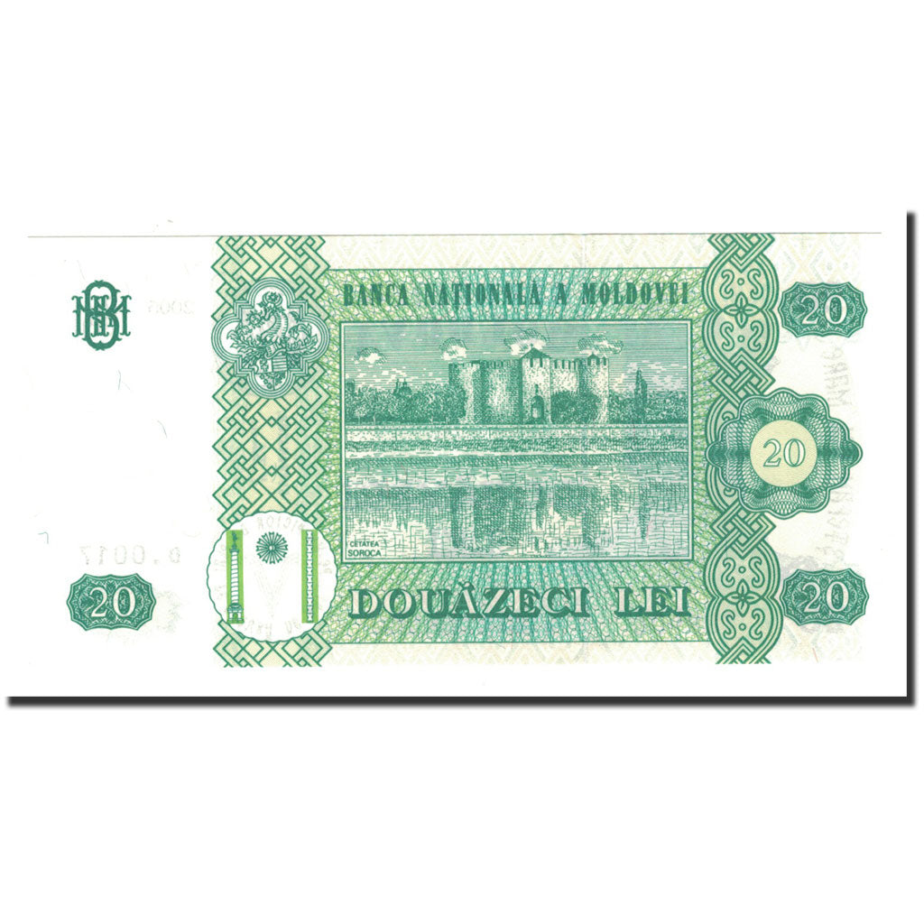 Banknote, Moldova, 20 Lei, 2005, KM:13g, UNC(65-70)