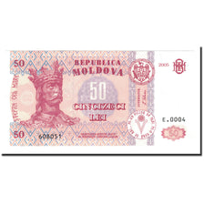 Billet, Moldova, 50 Lei, 2005, KM:14c, NEUF