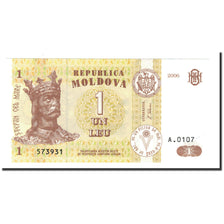 Banknote, Moldova, 1 Leu, 2006, KM:8g, UNC(65-70)