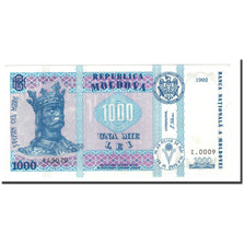 Biljet, Moldova, 1000 Lei, 1992, KM:18, NIEUW