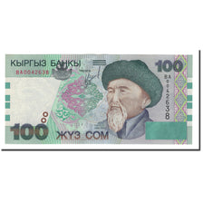 Banknote, KYRGYZSTAN, 100 Som, 2002, KM:21, UNC(65-70)