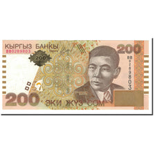Banconote, Kirghizistan, 200 Som, 2004, KM:22, FDS