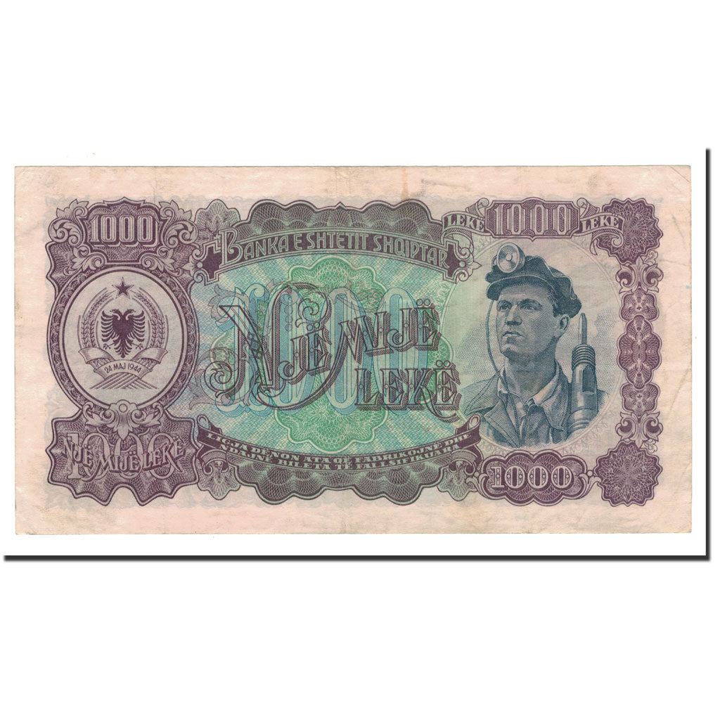 Albania, 1000 Lekë, 1949, KM:27A, AU(50-53)