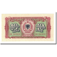 Billet, Albania, 10 Lekë, 1957, KM:28a, NEUF