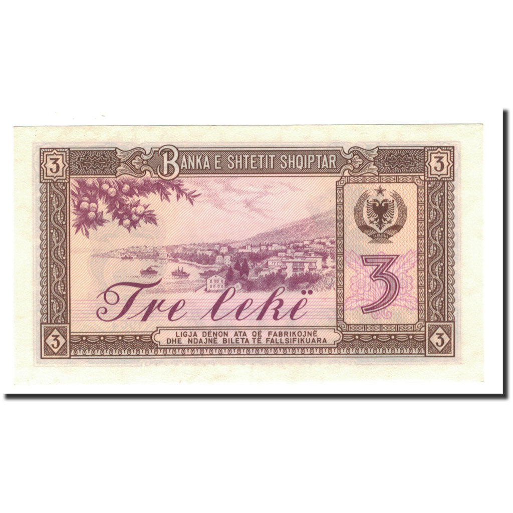 Banknote, Albania, 3 Lekë, 1964, KM:34a, UNC(65-70)