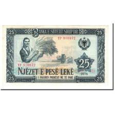 Albania, 25 Lekë, 1976, KM:44a, UNC(64)