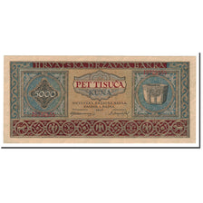 Banknote, Croatia, 5000 Kuna, 1943, 1943-09-01, KM:13a, UNC(63)