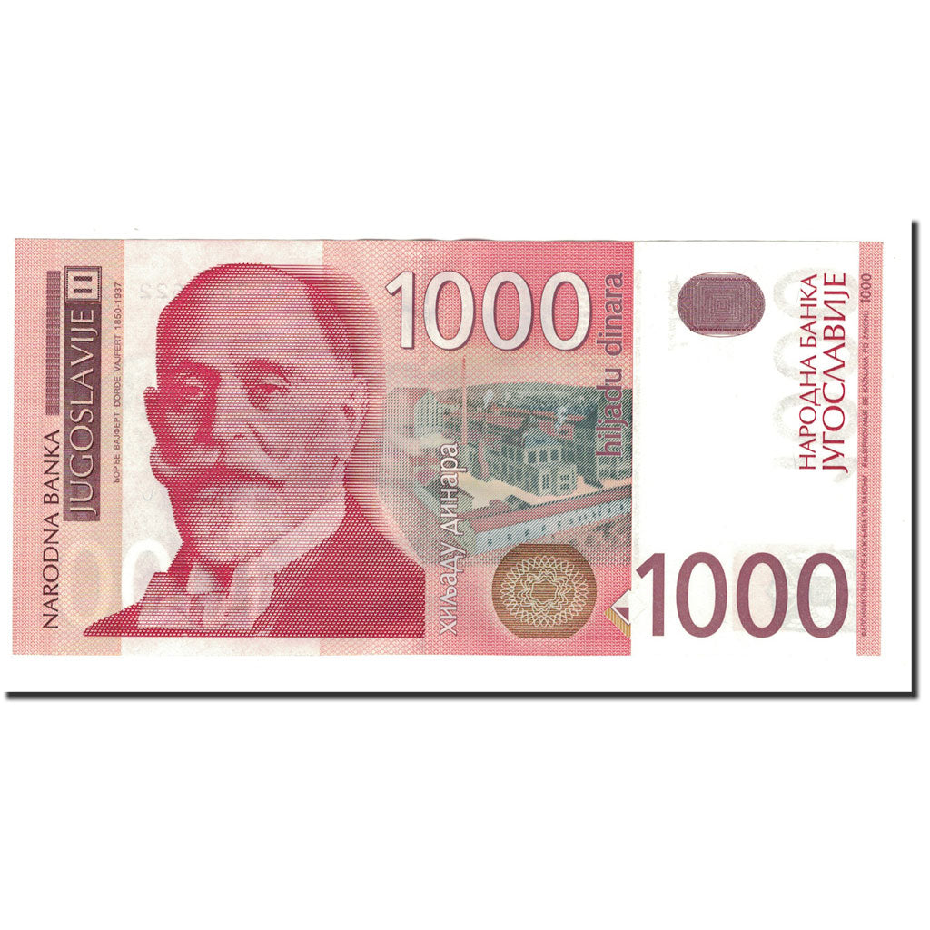 Yugoslavia, 1000 Dinara, 2001, KM:158a, UNC(65-70)