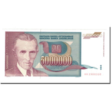 Banknote, Yugoslavia, 5,000,000 Dinara, 1993, KM:121, UNC(65-70)