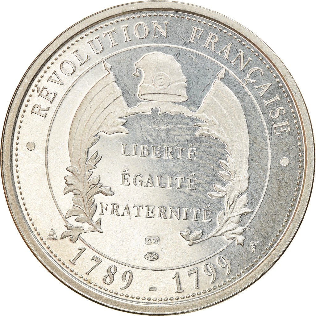 Francia, medalla, Révolution française, Marie-Antoinette à la Guillotine