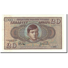 Billet, Yougoslavie, 20 Dinara, 1936, 1936-09-06, KM:30, NEUF