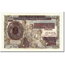 Banconote, Serbia, 1000 Dinara on 500 Dinara, 1941, KM:24, 1941-05-01, SPL+