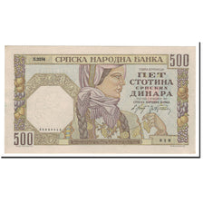 Geldschein, Serbien, 500 Dinara, 1941, 1941-11-01, KM:27b, UNZ
