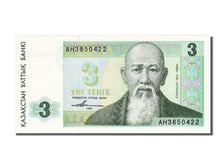 Biljet, Kazachstan, 3 Tenge, 1993, NIEUW
