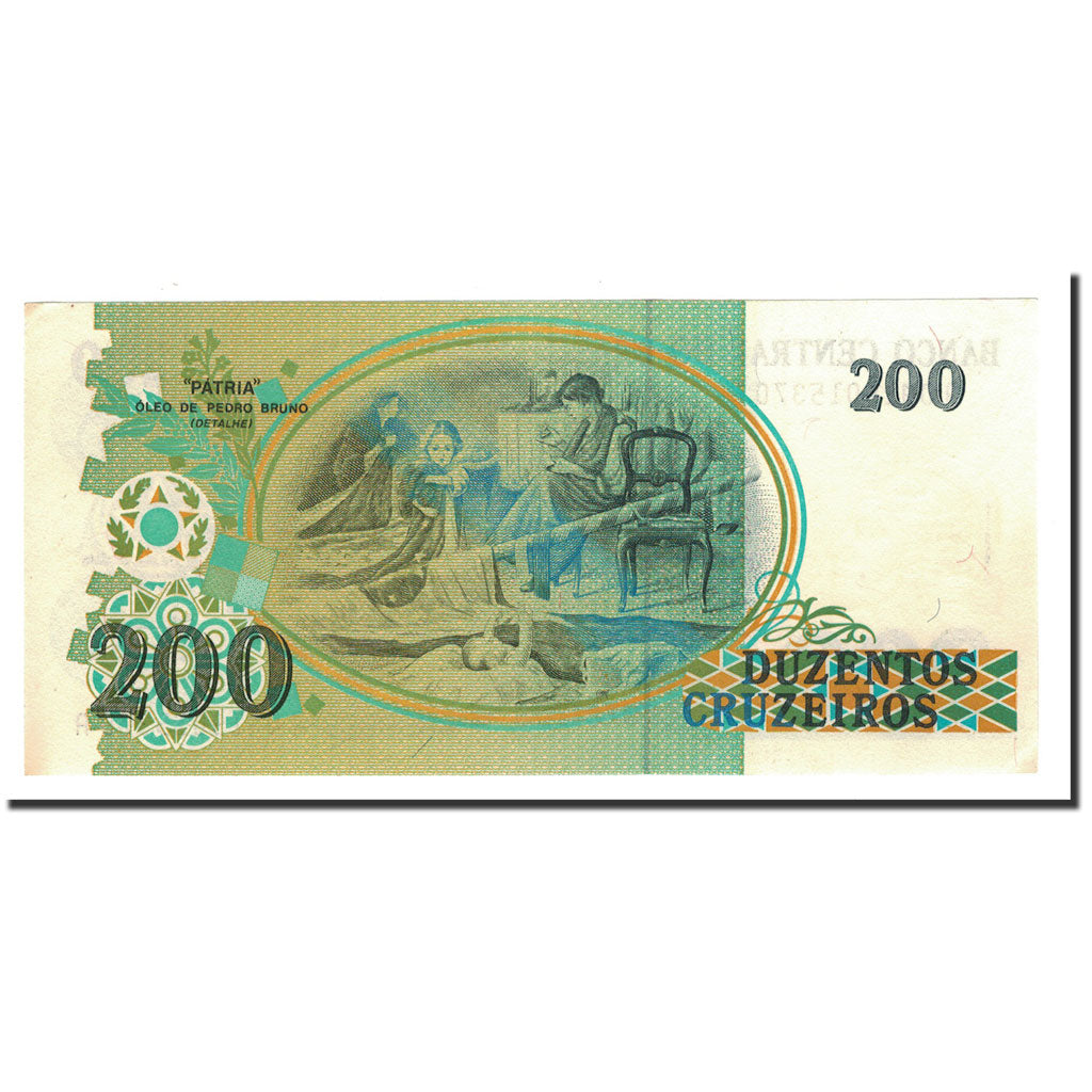 Geldschein, Brasilien, 200 Cruzeiros, 1990, Undated, KM:229, UNZ-