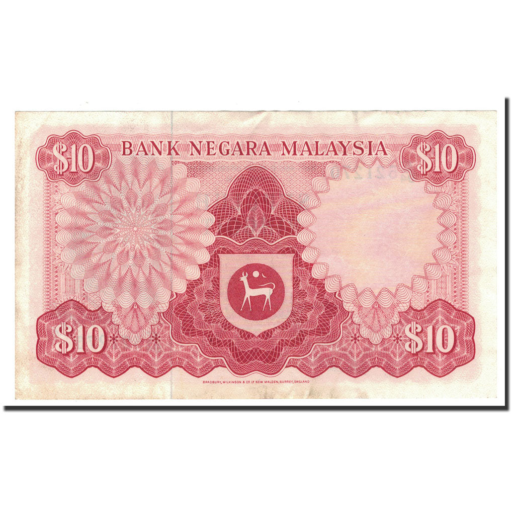 Banconote, Malesia, 10 Ringgit, undated (1976-81), KM:15, SPL