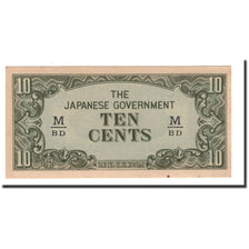 Billet, MALAYA, 10 Cents, 1942, Undated, KM:M3b, SPL