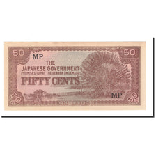 Biljet, MALAYA, 50 Cents, 1942, Undated, KM:M4s, SPL+