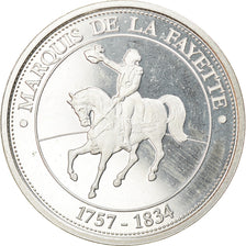 France, Medal, Révolution Française, Marquis de La Fayette, History, MS(64)