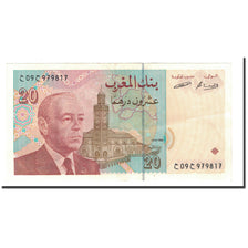 Banknote, Morocco, 20 Dirhams, 1996, KM:67a, UNC(65-70)