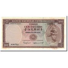 Billete, 100 Escudos, 1963, Timor, KM:28a, 1963-04-25, SC+