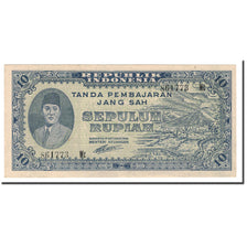 Indonesia, 10 Rupiah, 1945, 1945-10-17, KM:19, UNC(65-70)