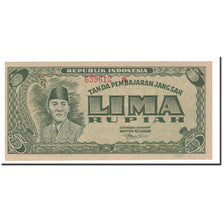 Indonesia, 5 Rupiah, 1947, KM:21, FDS