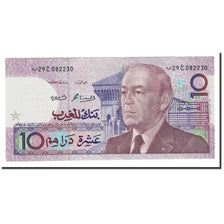 Geldschein, Marokko, 10 Dirhams, 1987, KM:63b, UNZ