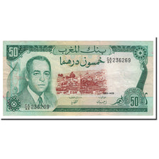 Marokko, 50 Dirhams, 1985, KM:58b, SS